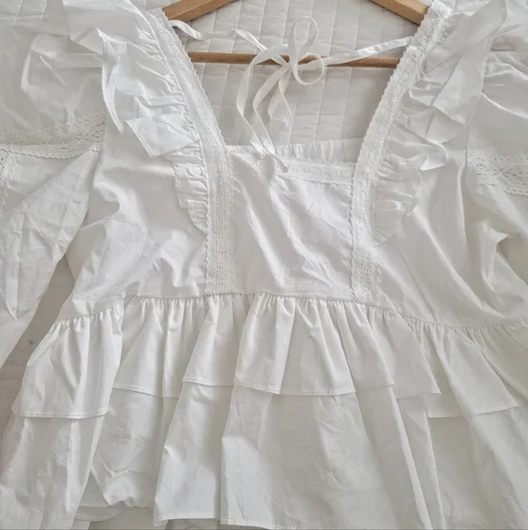 By The River White Blouse - Picture 5 of 5